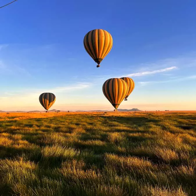 Tanzania - Hot Air Balloon Safari Zambia Lunch Times