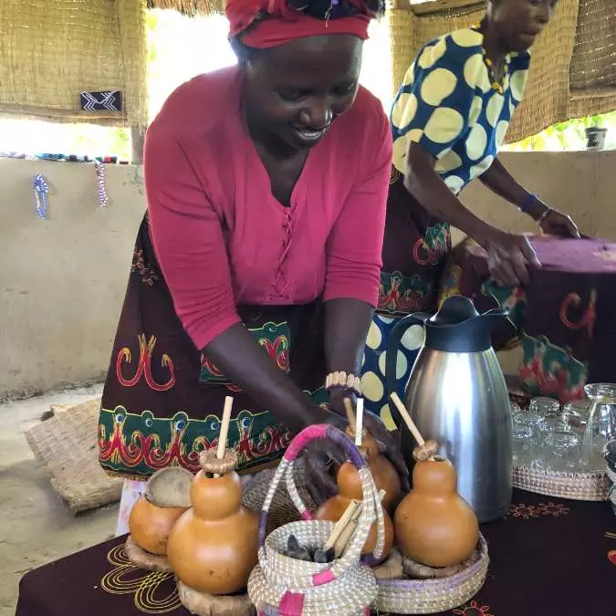 Cultural Sharing in Africa Zambia Safari Adventure Snack