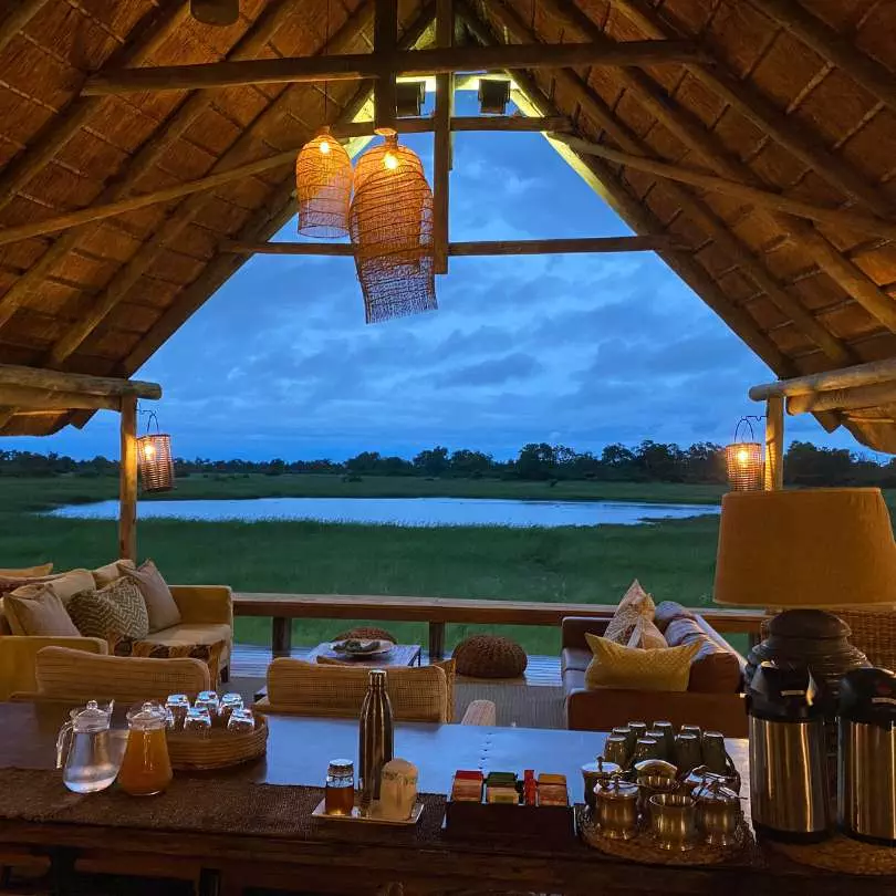 Botswana Lodge View Zambia Lunch Times